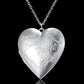 Peach Heart Photo Box Photo Pendant Necklace