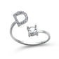 Adjustable Rings With Initial
