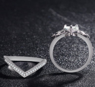 Best Quality Cubic Zirconia Ring silver