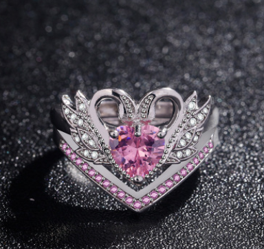 Best Quality Cubic Zirconia Ring swan shape