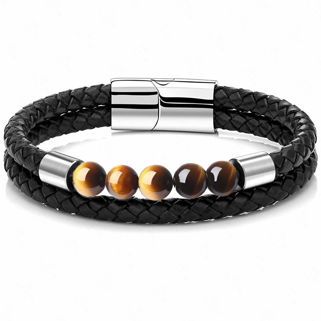 Handmade Natural Tiger's Eye Lava Stone