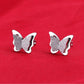 Stainless Steel Butterfly Necklace Female Temperament Clavicle Chain