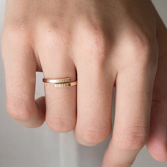 Personalized Name Ring Gold