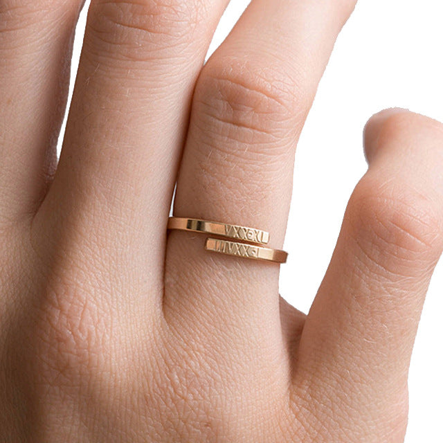 Personalized Name Ring Gold Ring