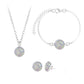 Crystal Cluster Glowing Jewelry Set