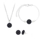 Crystal Cluster Glowing Jewelry Set