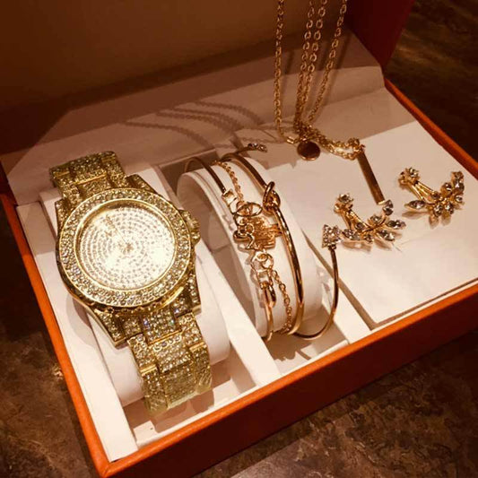 Fashion Creative Diamond Full Jewelry Set