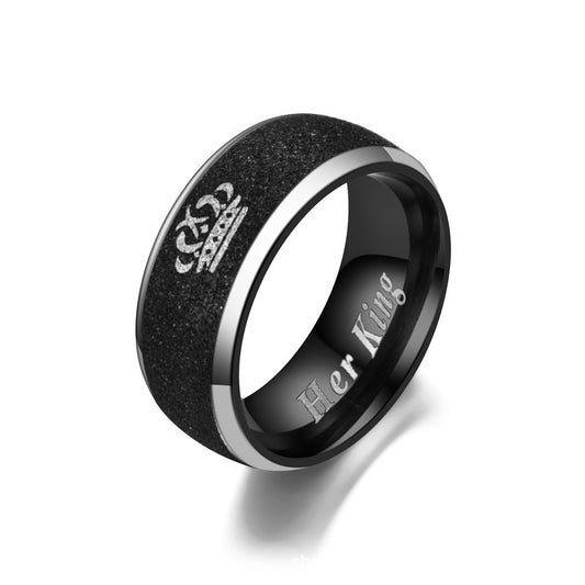 Black Stainless Steel Rings