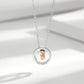 Sterling Silver Beauty And Beast Lovers Necklace