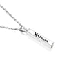 New 12 Constellation Long Bar Stainless Steel Pendant