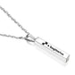 New 12 Constellation Long Bar Stainless Steel Pendant