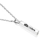 New 12 Constellation Long Bar Stainless Steel Pendant
