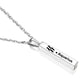 New 12 Constellation Long Bar Stainless Steel Pendant