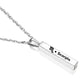 New 12 Constellation Long Bar Stainless Steel Pendant