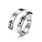 Titanium Steel Rings for Men Women Silver
