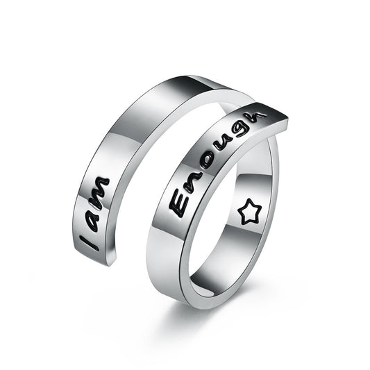 Titanium Steel Rings for Men Women Silver
