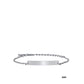 Stainless steel engraved bracelets for men