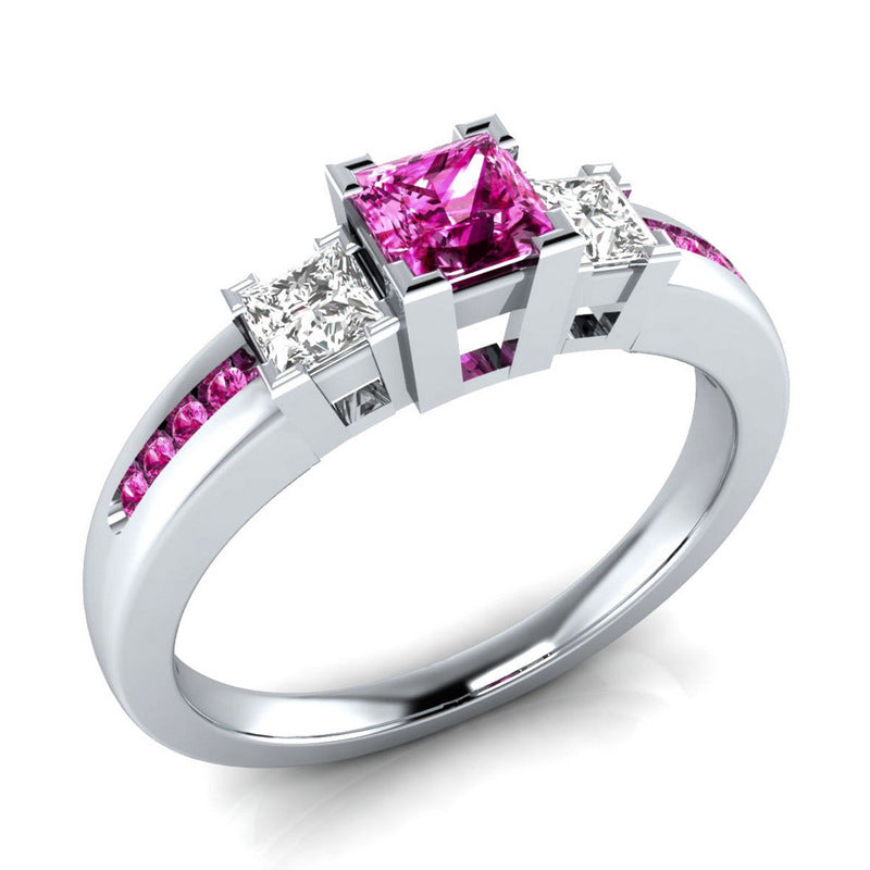 High Quality Sterling Silver Rings purple