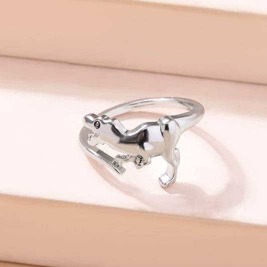 Dinosaur Animal Ring Tyrannosaurus Stegosaurus Open Rings For Women Jewelry