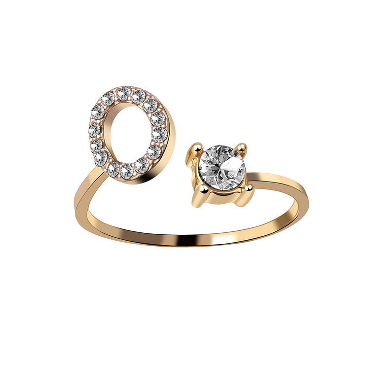 Adjustable Rings With Initial