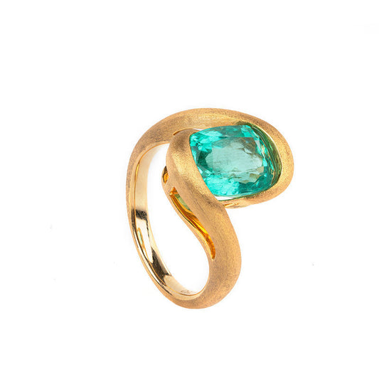 Unique Silver Rings for Women Frosted Ring