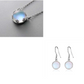 Aurora Forest Necklace Gemstone S925 Silver Elegant Jewelry