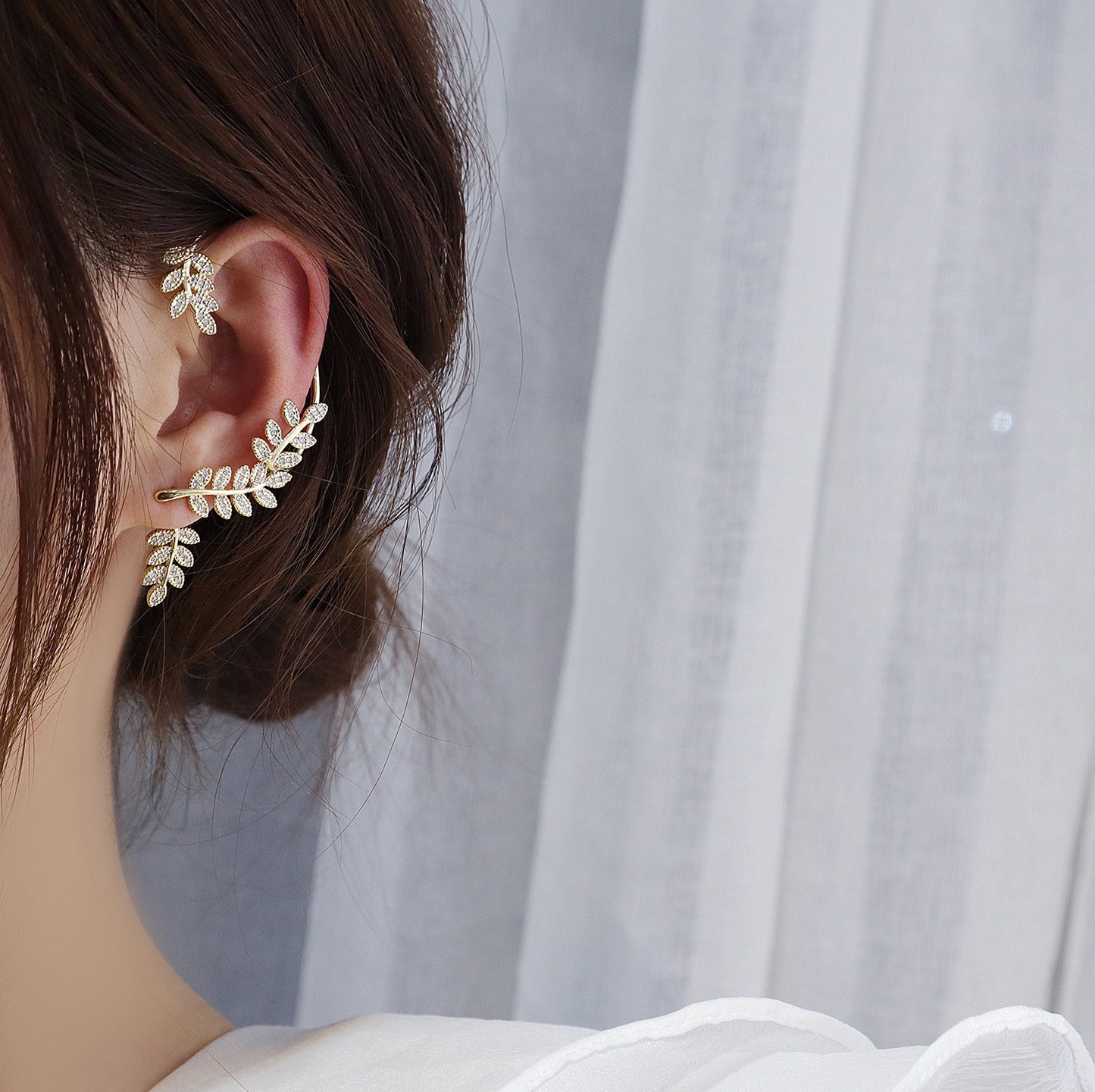 Butterfly Ear Hook Without Pierced Bone Clip