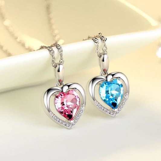 Gemstone pendant Necklace For Lover