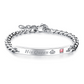 His Queen Her King Black Rose Gold Couple Bracelet