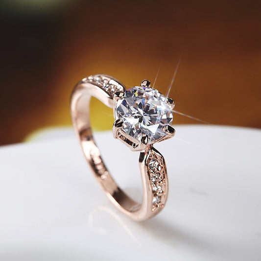 Zircon Wedding Ring