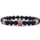 Natural Stone Crown Bracelet
