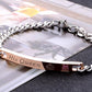 His Queen Her King Black Rose Gold Couple Bracelet