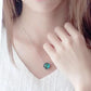 Aurora Forest Necklace Gemstone S925 Silver Elegant Jewelry