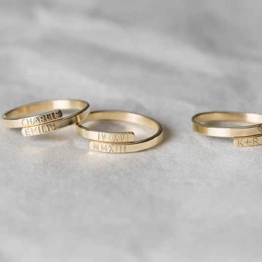 Stainless Steel Ring Gold 