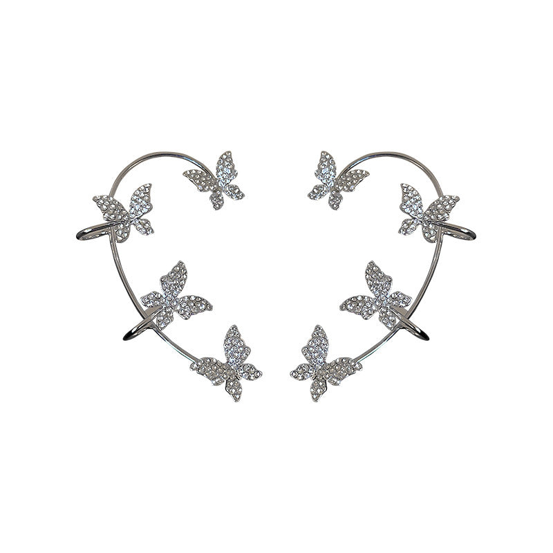 Butterfly Ear Hook Without Pierced Bone Clip