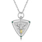 S925 Sterling Silver Simple Elk Hangtag Necklace Ins Style