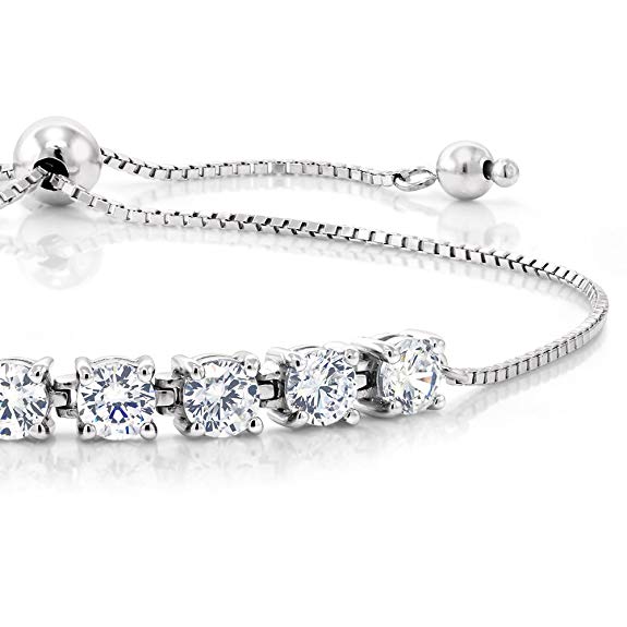18K White Gold Plated Plated 4 Pack Set