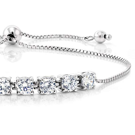 18K White Gold Plated Plated 4 Pack Set