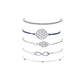 5 Piece Hamsa Infinity Bracelet Set