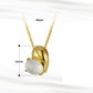 Natural Moonstone 14K Gold Heart Sterling Silver Necklace