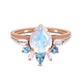 Hand Decorated Natural Topaz Amethyst  Crystal