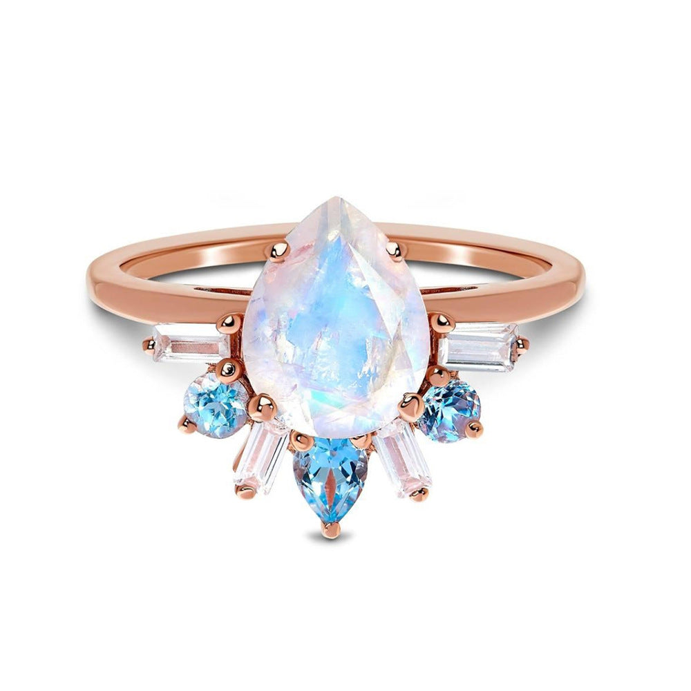 Hand Decorated Natural Topaz Amethyst  Crystal