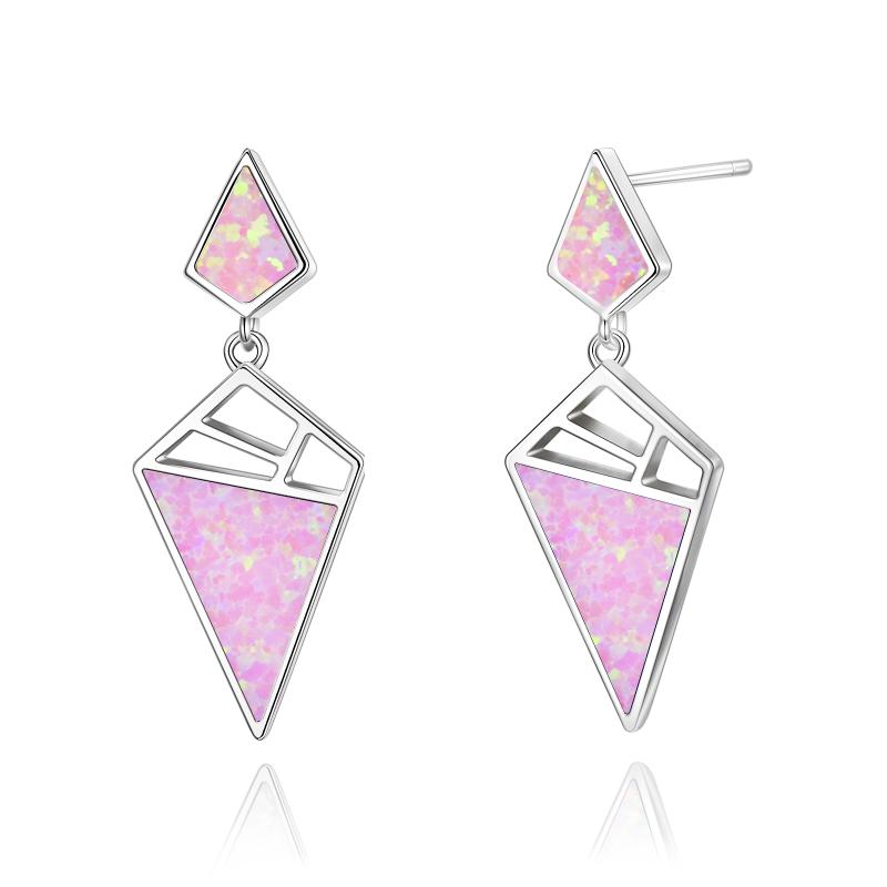 GTN Drop Stud Earring 925 Sterling Silver