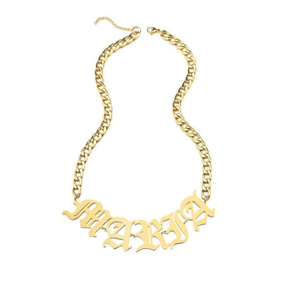European And American Stainless Steel Personalized Necklace