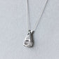 S925 Silver Pendant diamond necklace