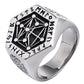 Titanium Steel Ring Nordic Viking 