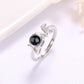 Colorful Photo "LOVE" Moment Finger ring