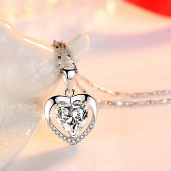 Gemstone pendant Necklace For Lover