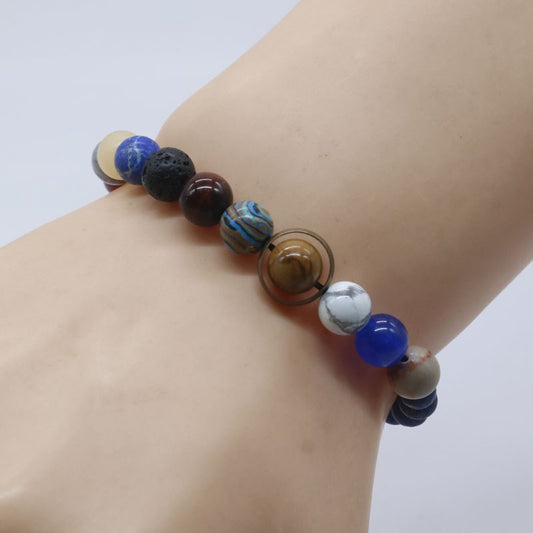 The eight planets of the universe solar system bracelet