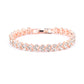Full Stone luxury Rome Crystal Bracelets for Women
